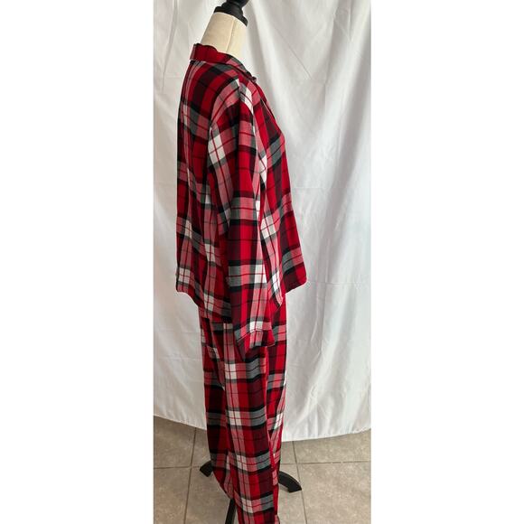 Victoria’s Secret PINK Women’s Red Plaid Dream Pajama Set Size XL - Picture 8 of 13